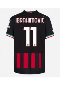 AC Milan Zlatan Ibrahimovic #11 Voetbaltruitje Thuis tenue 2022-23 Korte Mouw